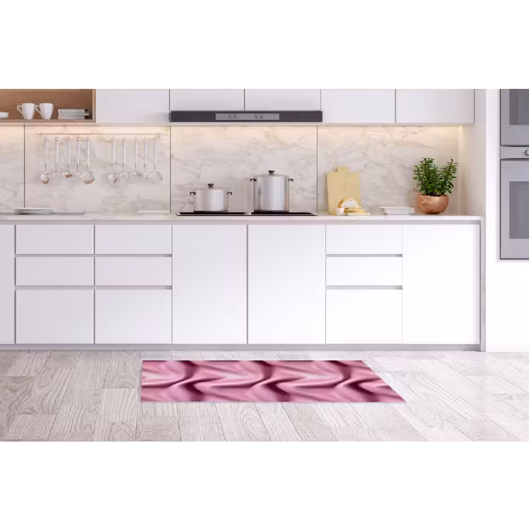 Keukenloper - Gevouwen - Leer - Roze — 3