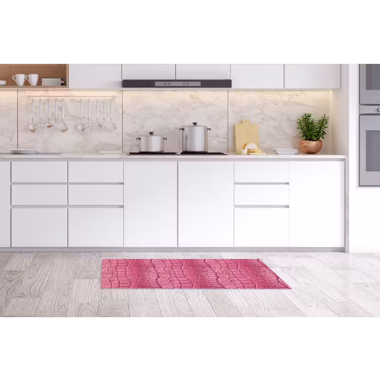 Keukenloper - Leer - Roze - Structuur — 3