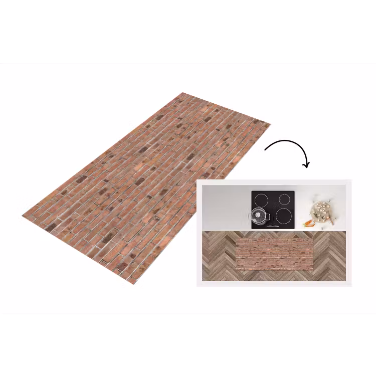 Keukenloper - Patroon - Muur - Baksteen — 1