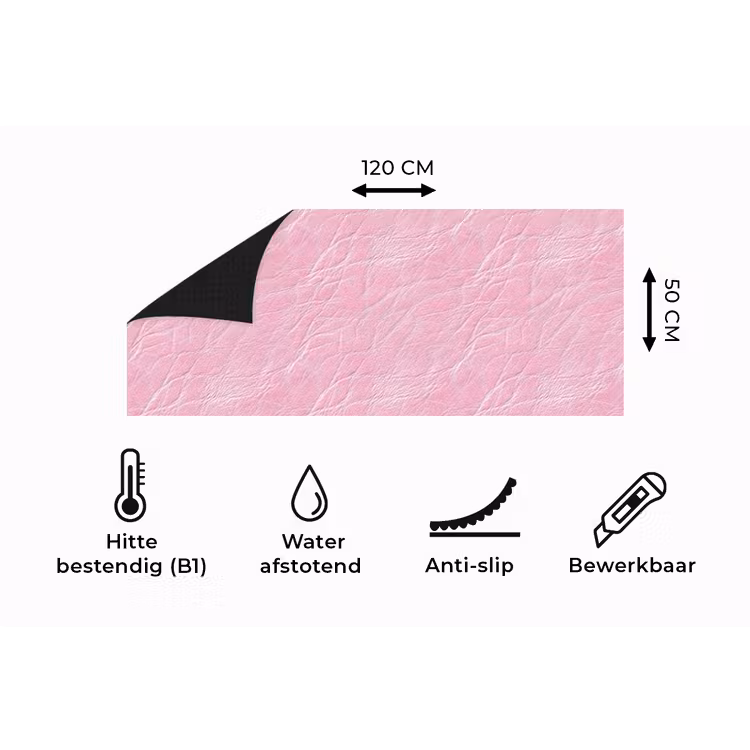 Keukenloper - Roze - Krokodillenleer - Glans — 5