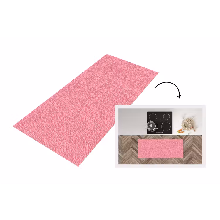 Keukenloper - Roze - Leer - Patroon — 1