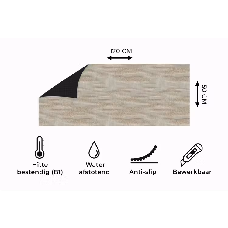 Keukenloper - Steen - Beige - Textuur — 5