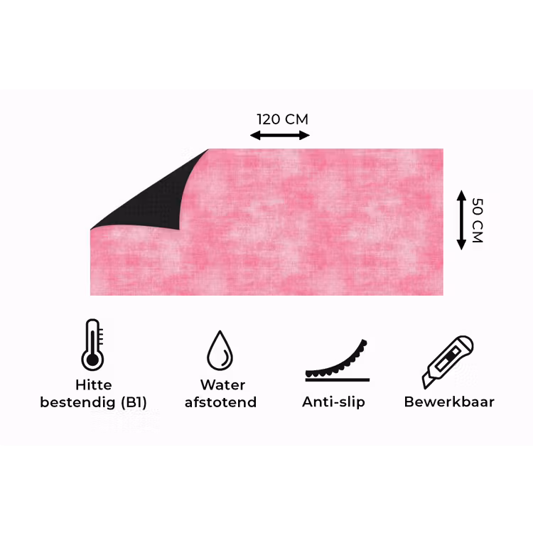 Keukenloper - Textuur - Patroon - Roze — 5