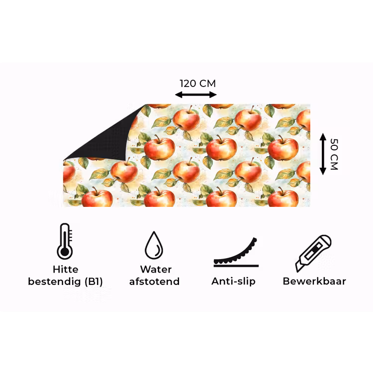 Keukenloper - Appel - Blad - Verf - Patroon — 5