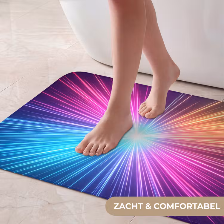 Badmat - Abstract - Light - Burst - Modern - Colorful — 5