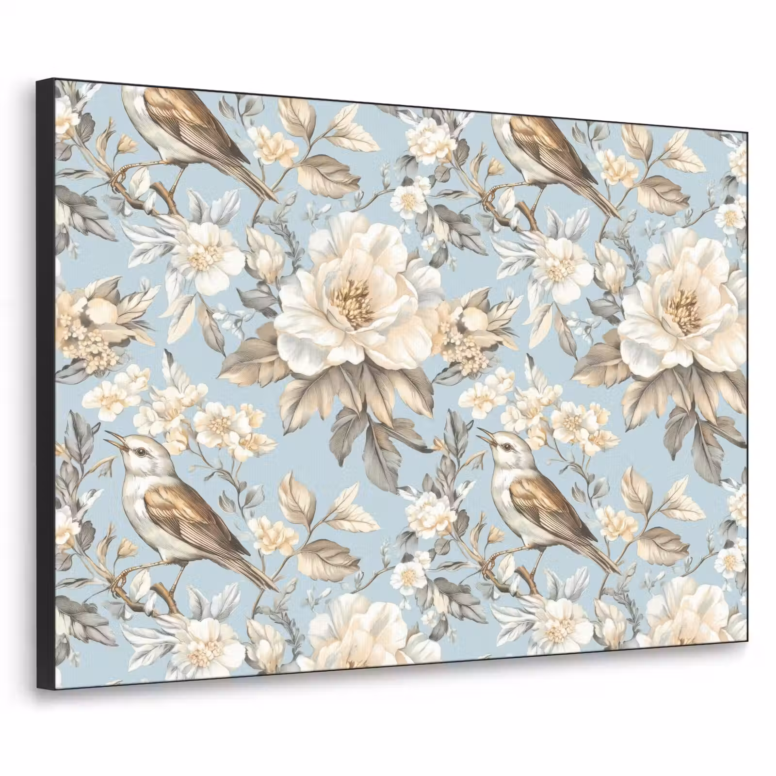 Art Frame - Botanisch - Zangvogel - Blauw — 1
