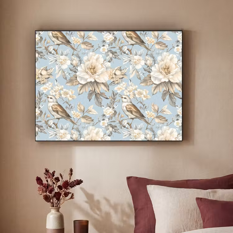 Art Frame - Botanisch - Zangvogel - Blauw — 3