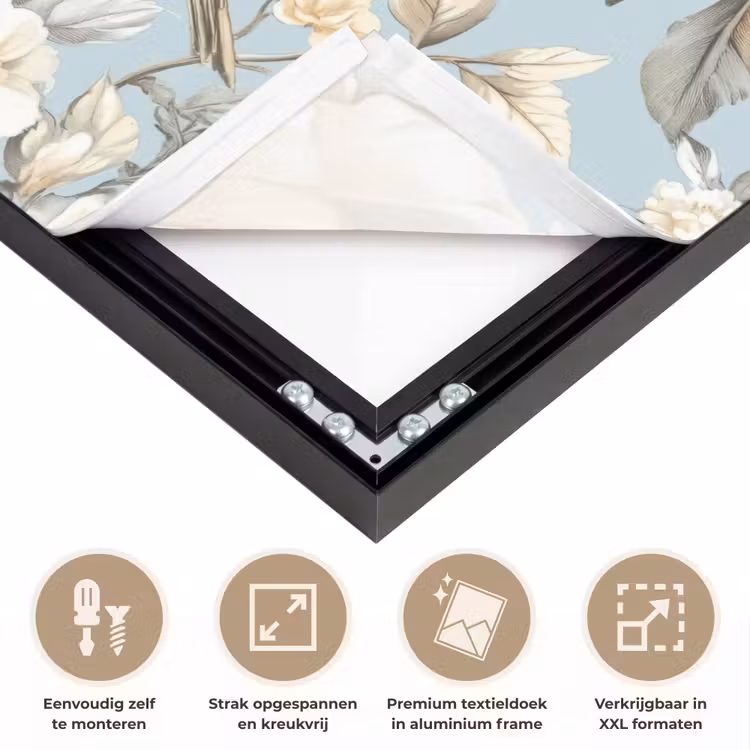 Art Frame - Botanisch - Zangvogel - Blauw — 8