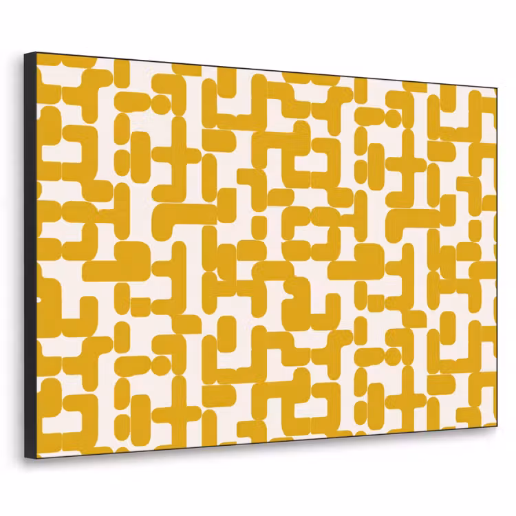 Art Frame - Geel - Beige - Patroon — 1
