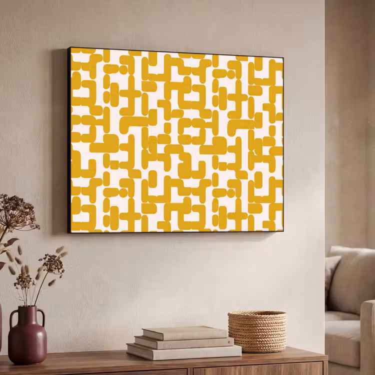 Art Frame - Geel - Beige - Patroon — 7