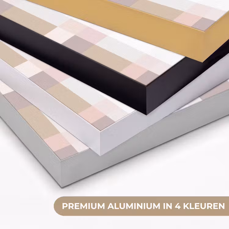 Art Frame - Ruitpatroon - Aardetinten - Minimalistisch — 2
