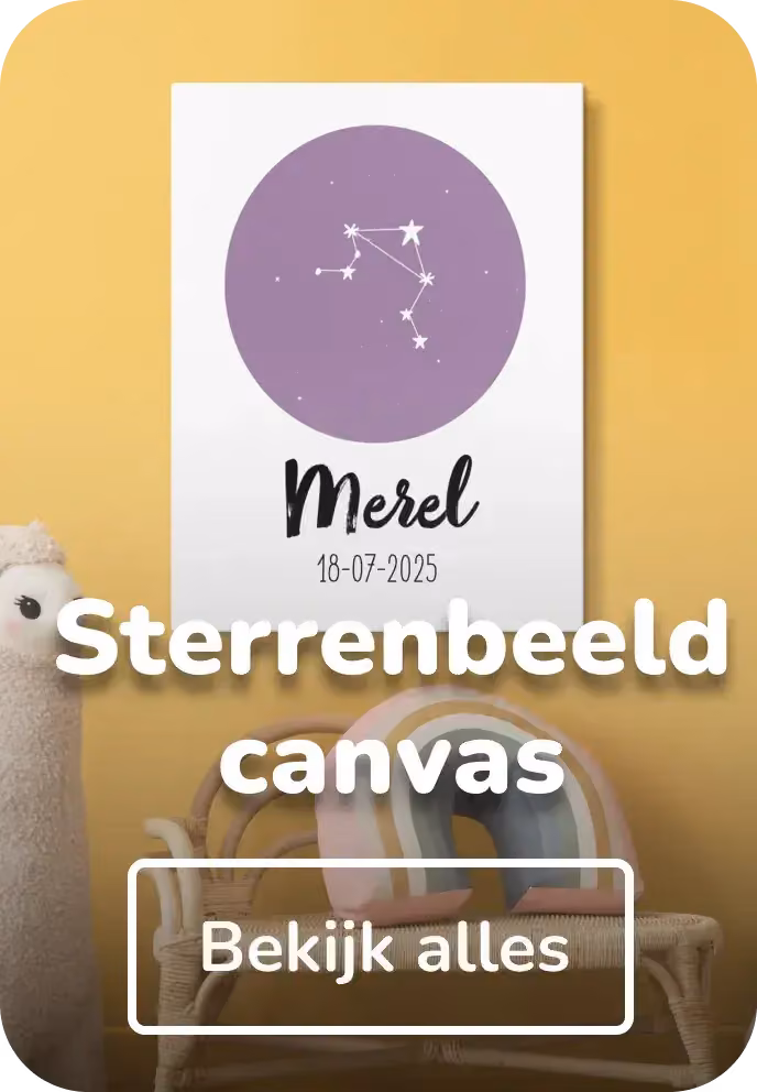 Sterrenbeeld canvas