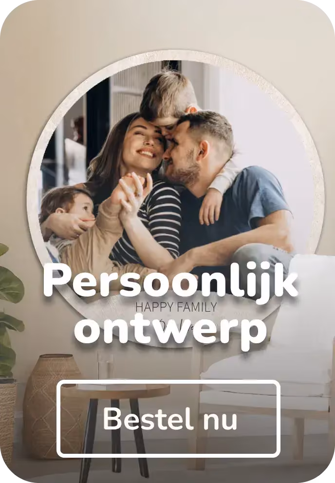 Muurcirkel personaliseren