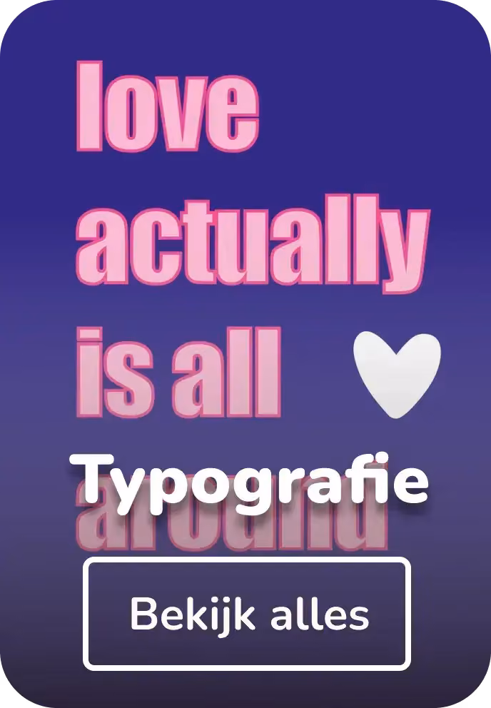 Muurcirkels typografie