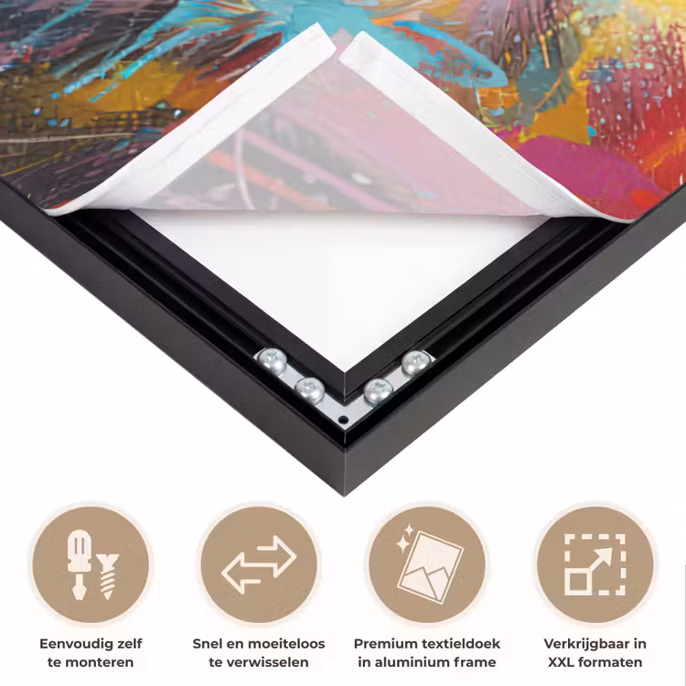 Art Frame - Aap - Gorilla - Graffiti - Dieren - Kleuren — 4