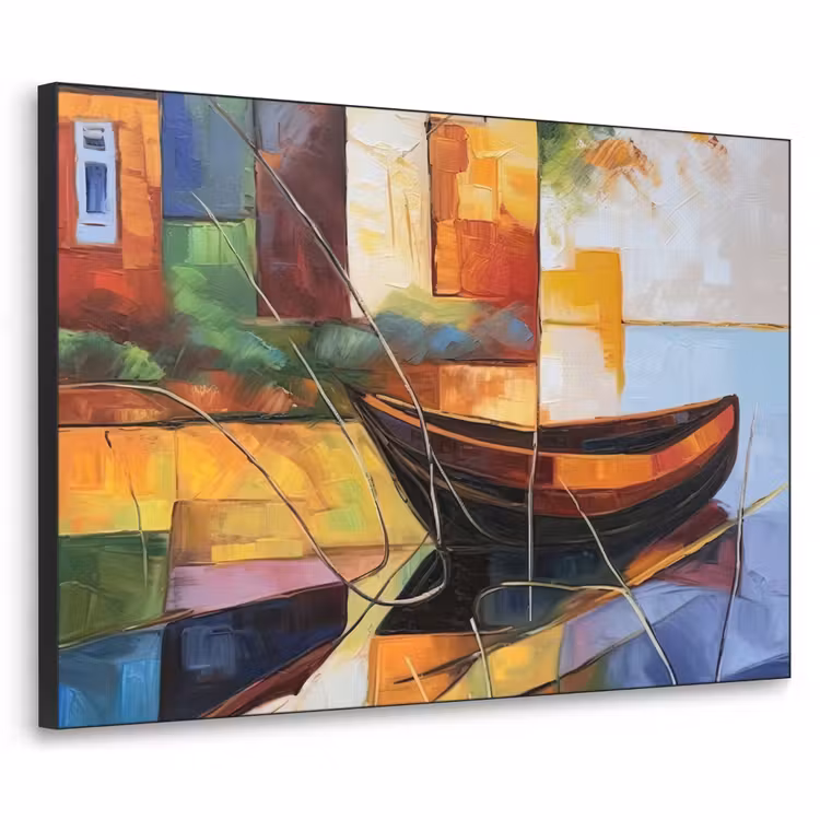Art Frame - Abstract - Kunst - Boot - Kleuren — 1