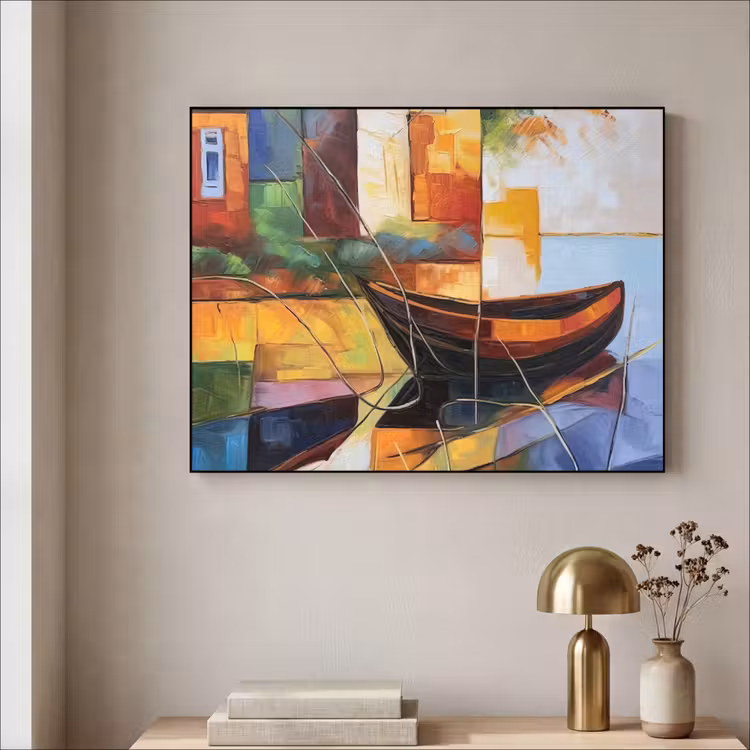 Art Frame - Abstract - Kunst - Boot - Kleuren — 5