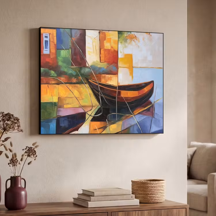 Art Frame - Abstract - Kunst - Boot - Kleuren — 7