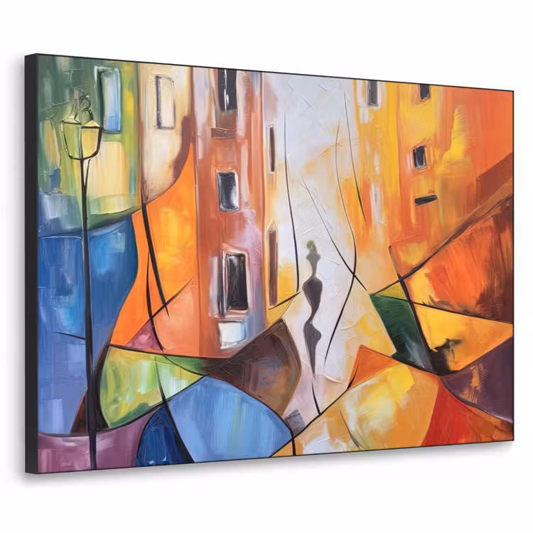 Art Frame - Abstract - Kunst - Schilderij - Kleuren — 1