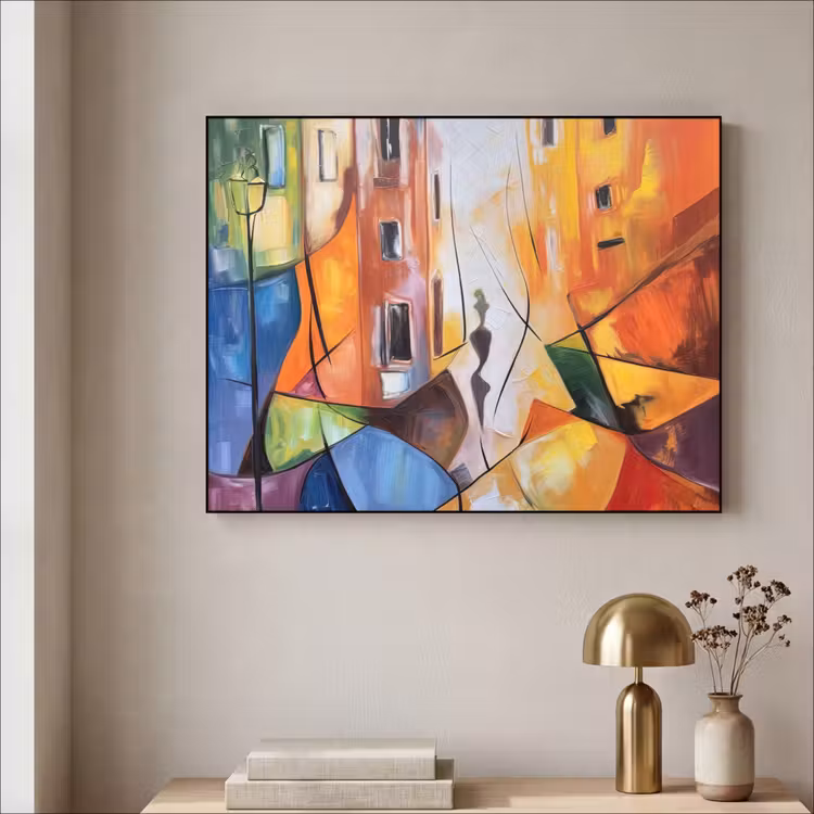 Art Frame - Abstract - Kunst - Schilderij - Kleuren — 5