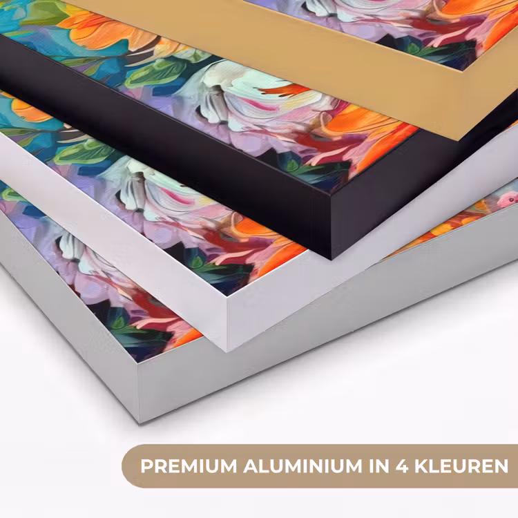 Art Frame - Bloemen - Kleurrijk - Kunst - Olieverf — 2