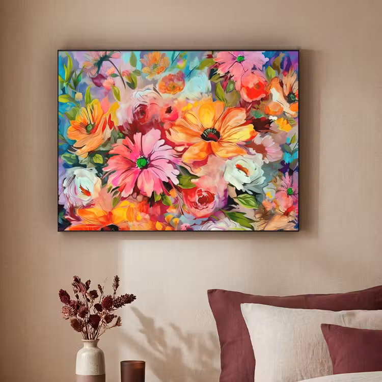 Art Frame - Bloemen - Kleurrijk - Kunst - Olieverf — 3
