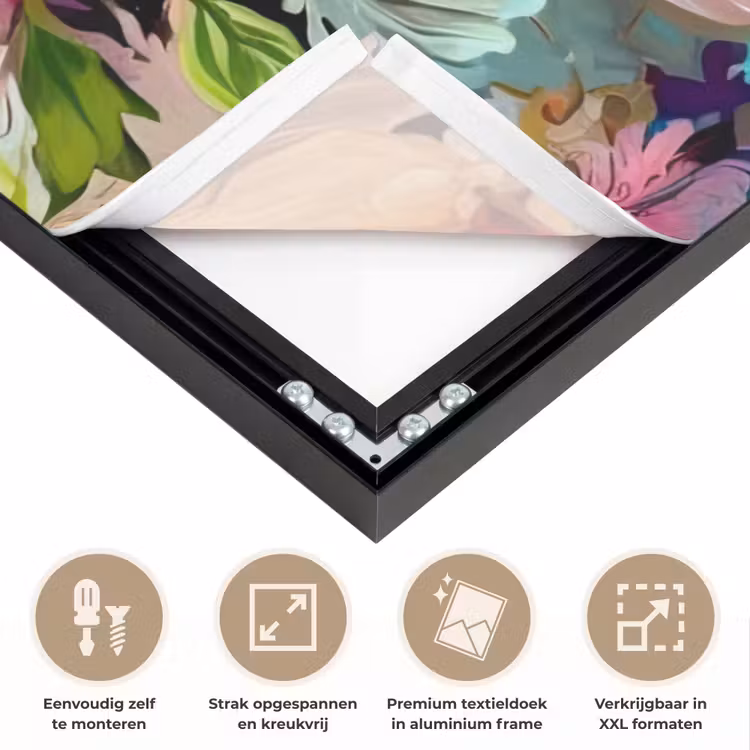 Art Frame - Bloemen - Kleurrijk - Kunst - Olieverf — 8