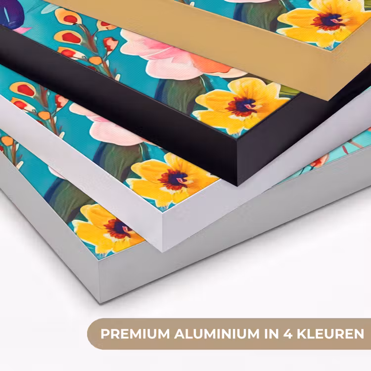 Art Frame - Bloemen - Olieverf - Kleurrijk - Natuur — 2