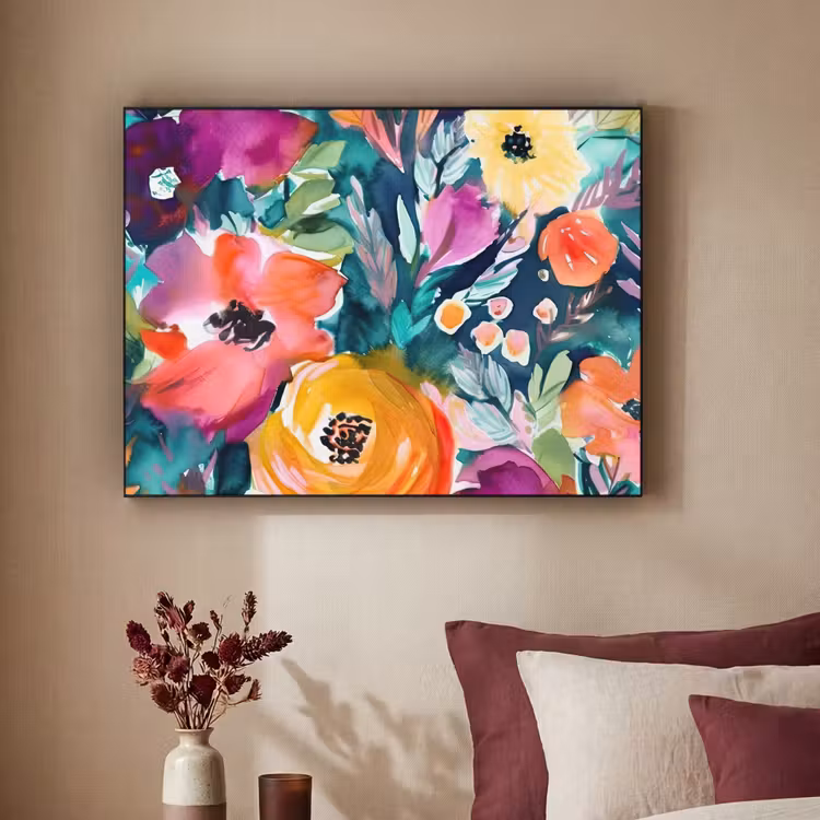 Art Frame - Bloemen - Olieverf - Kunst - Natuur — 3