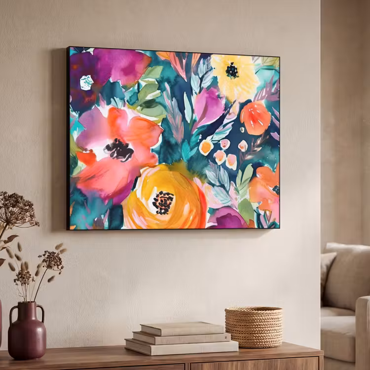 Art Frame - Bloemen - Olieverf - Kunst - Natuur — 7