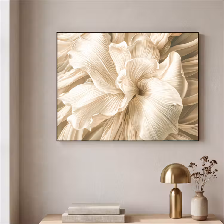 Art Frame - Abstract - Beige - Bloemen - Natuur — 5