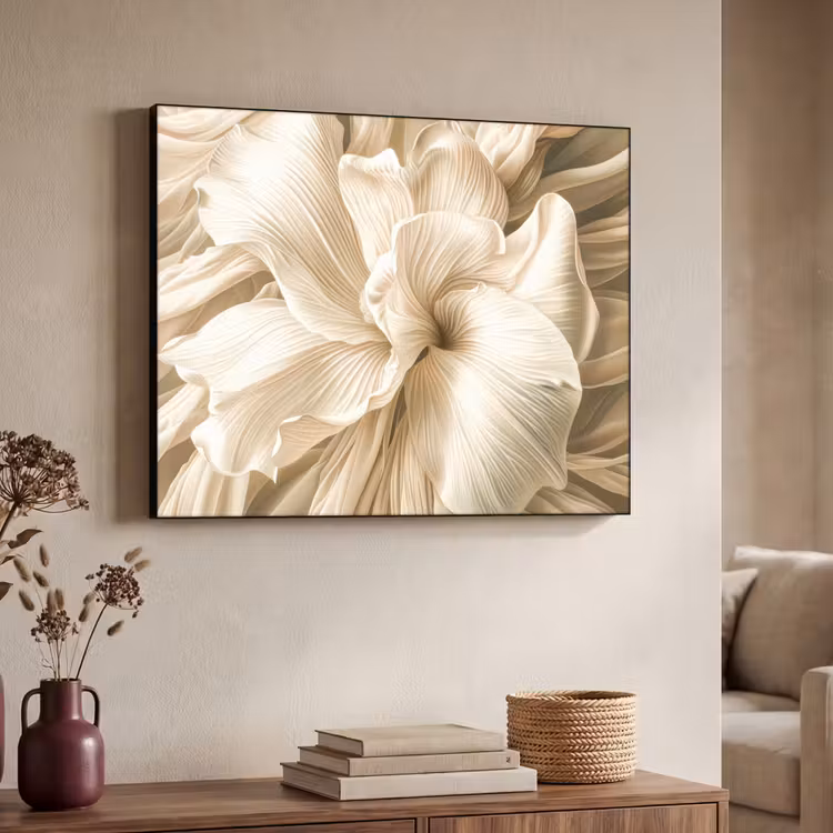 Art Frame - Abstract - Beige - Bloemen - Natuur — 7