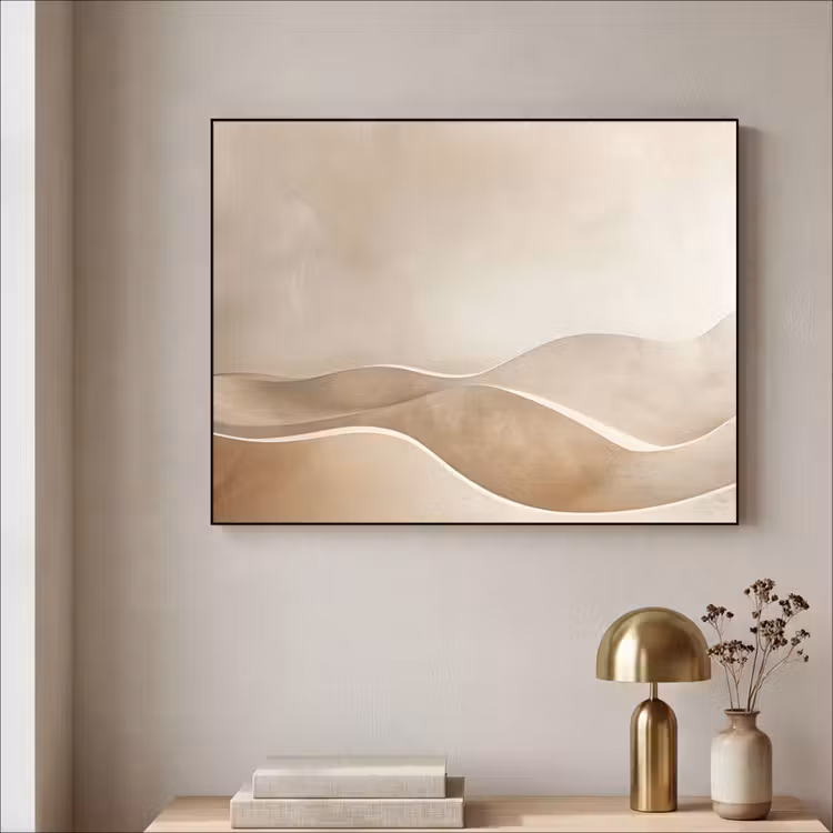 Art Frame - Beige - Natuur - Abstract - Modern — 5
