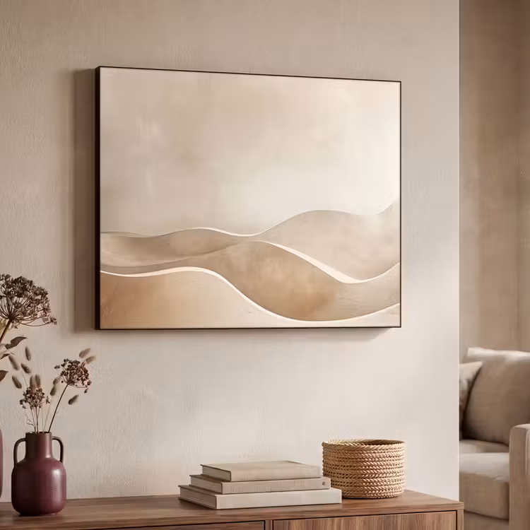 Art Frame - Beige - Natuur - Abstract - Modern — 7
