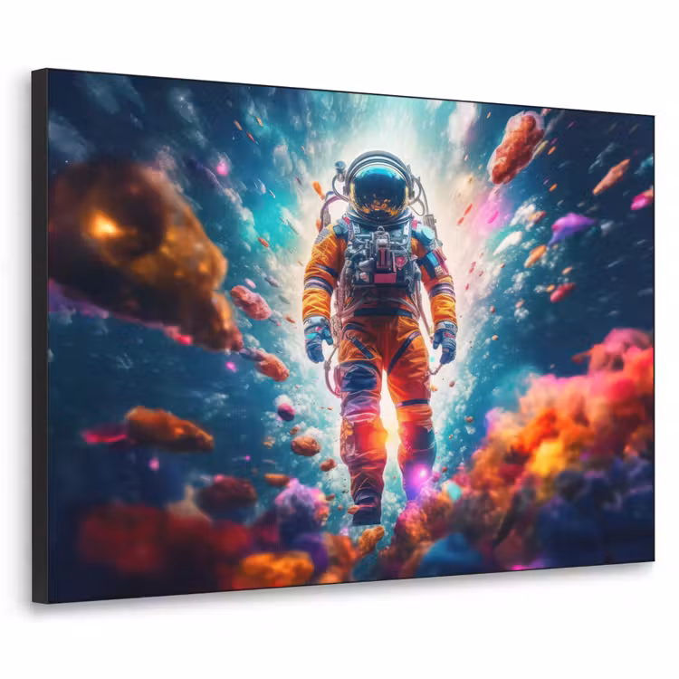 Art Frame - Astronaut - Neon - Meteoriet - Neon — 1