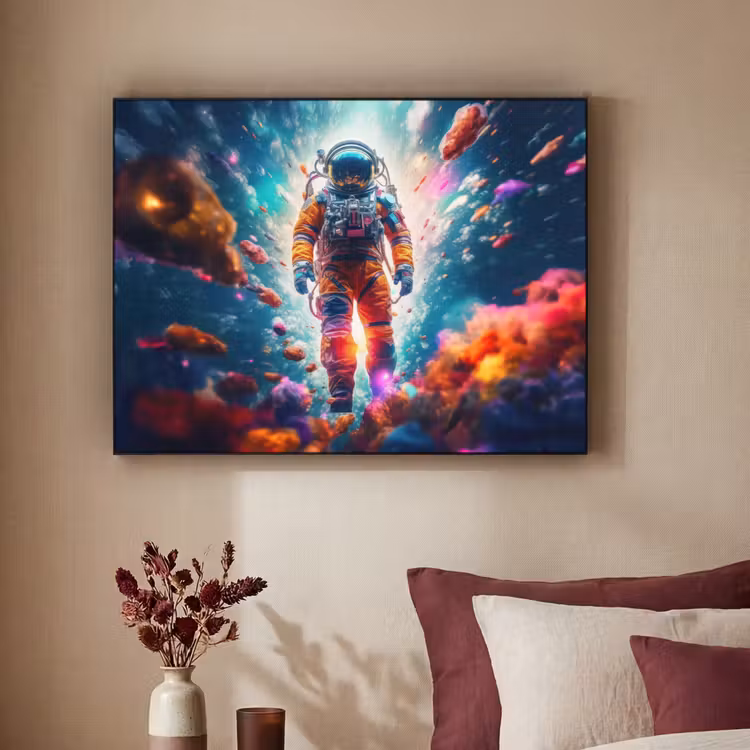 Art Frame - Astronaut - Neon - Meteoriet - Neon — 3