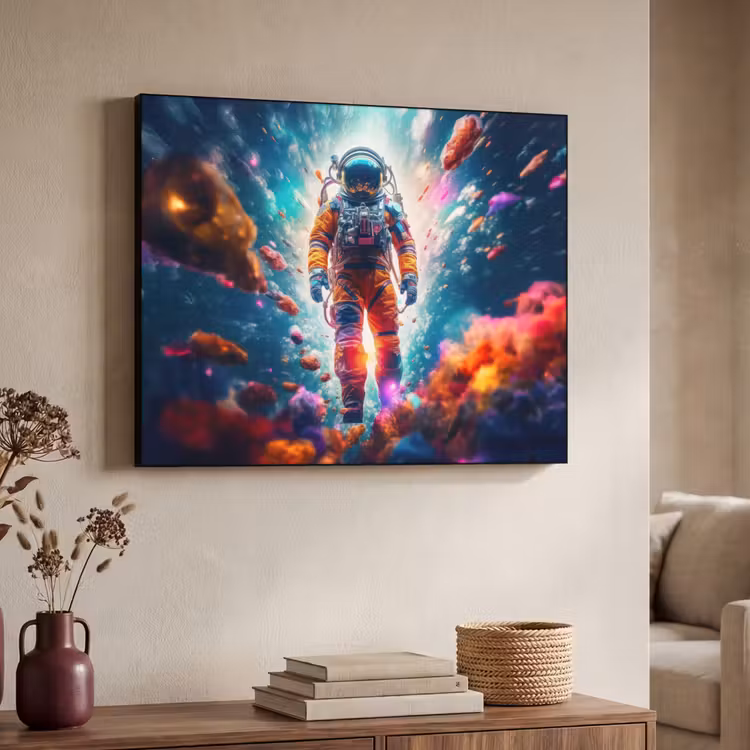 Art Frame - Astronaut - Neon - Meteoriet - Neon — 7