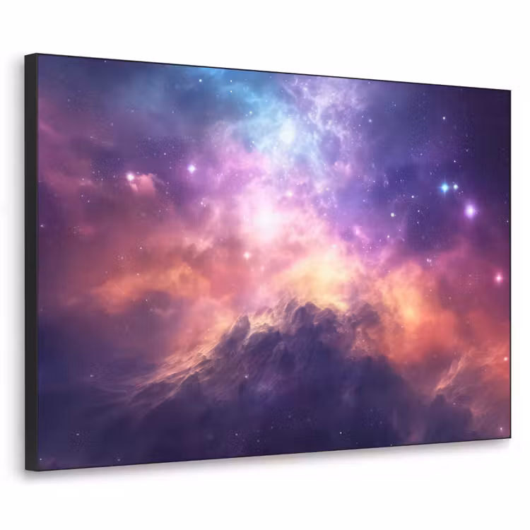 Art Frame - Berg - Sterrenhemel - Ruimte - Neon — 1