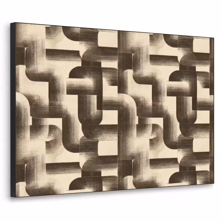 Art Frame - Abstract - Retro - Zwart — 1