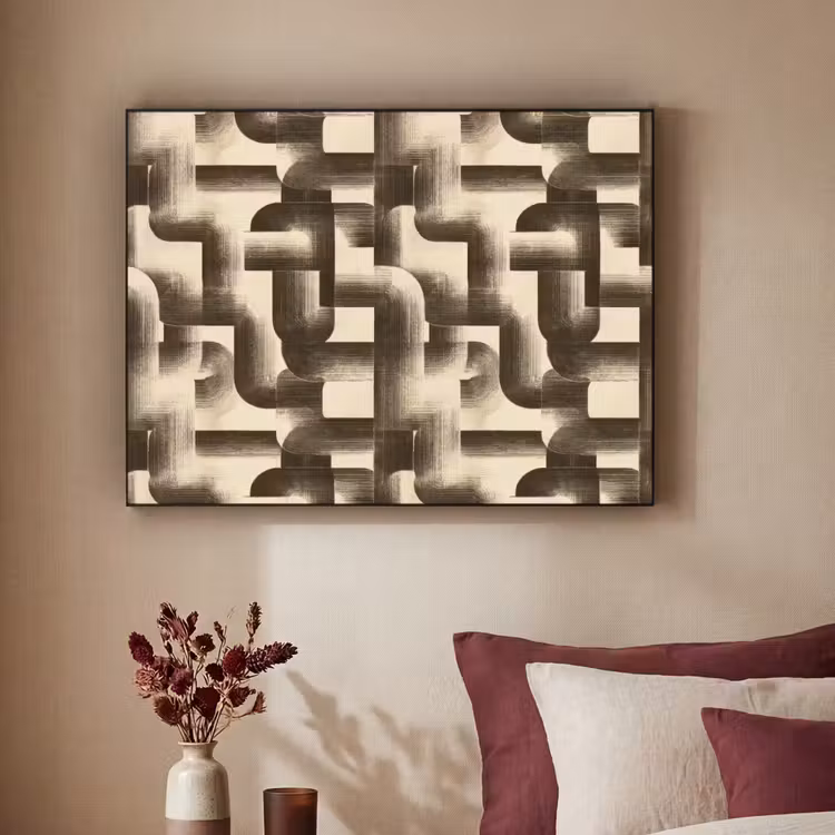 Art Frame - Abstract - Retro - Zwart — 3
