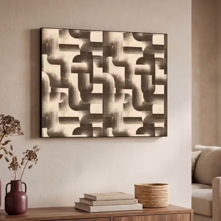 Art Frame - Abstract - Retro - Zwart — 7