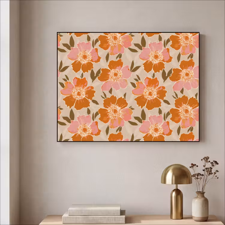 Art Frame - Bloemen - Motief - Retro — 5