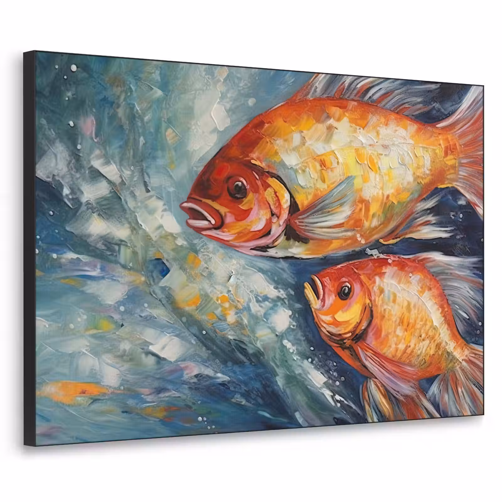 Art Frame - Vissen - Water - Dieren - Kunst - Olieverf — 1