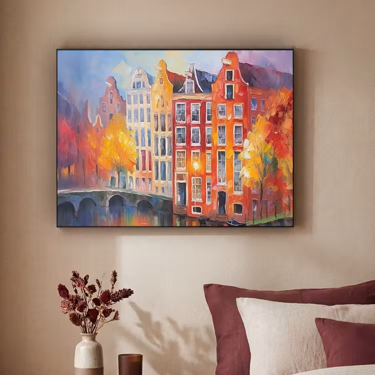 Art Frame - Grachtenpanden - Kunst - Schilderij - Amsterdam — 3