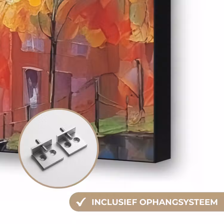 Art Frame - Grachtenpanden - Kunst - Schilderij - Amsterdam — 6