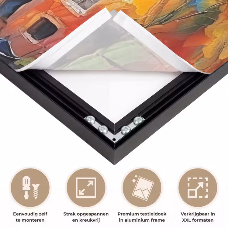 Art Frame - Grachtenpanden - Kunst - Schilderij - Amsterdam — 8