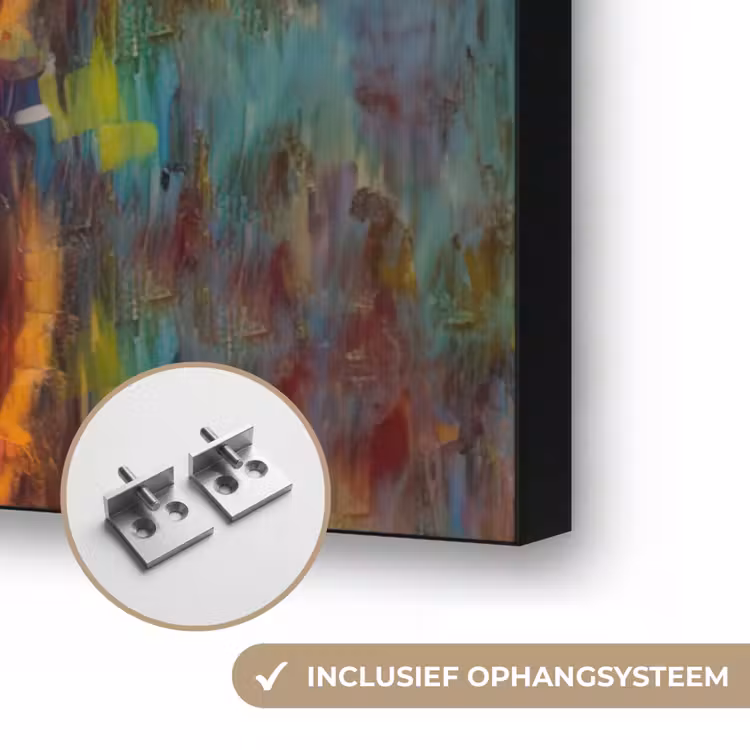 Art Frame - Olifant - Kunst - Schilderij - Dieren - Regenboog — 6