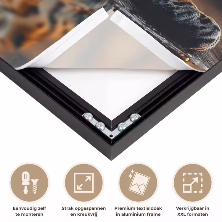 Art Frame - Natuur - Luipaard - Dier - Zonsondergang - Modern — 8