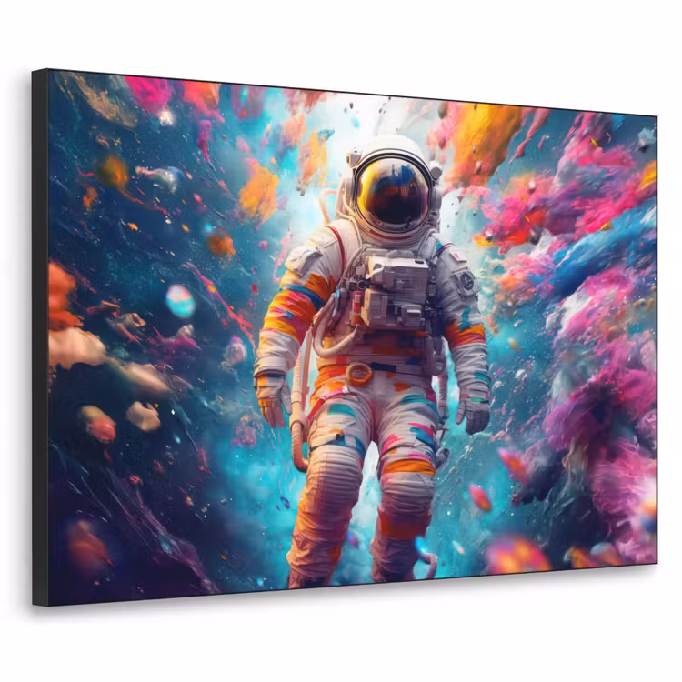 Art Frame - Neon - Meteoriet - Neon - Astronaut — 1