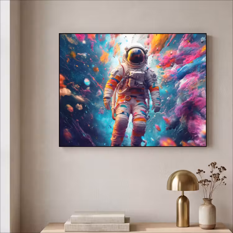 Art Frame - Neon - Meteoriet - Neon - Astronaut — 5